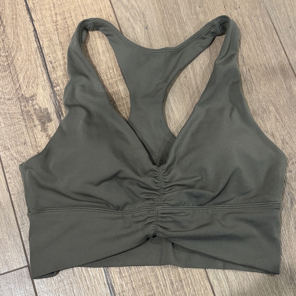 Paragon Olive Green Women's Sports Bra